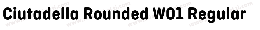 Ciutadella Rounded W01 Regular字体转换